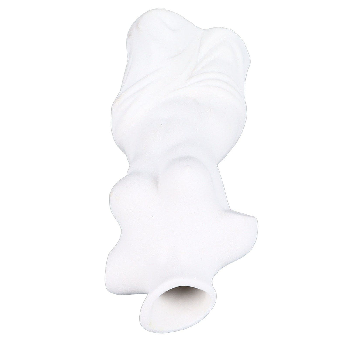 Female Body Vase White Ceramic Creative Feminine Curve Vases for Home Living Room Guesthouse Decoration
