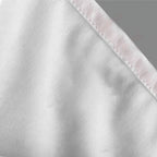 Waterproof Pillow Protector Polyester Fiber White Comfortable 16.9x28.7in Pillow Covers for Sleeping