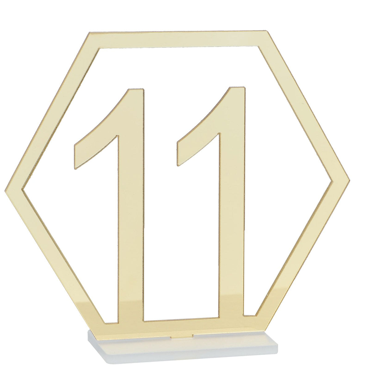 Table Number Acrylic Mirror 1 To 15 Table Number For Weddings Dinner