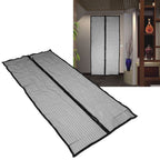 Magnetic Door Curtain Automatic Closing AntiMosquito Door Screen for Bedroom Kitchen(Black )