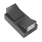 Double Head Wall Light Outdoor Waterproof LED Hallway Wall Light Stair Up and Down Wall Lamp White Light 12W AC85‑265V