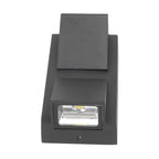 Double Head Wall Light Outdoor Waterproof LED Hallway Wall Light Stair Up and Down Wall Lamp White Light 12W AC85‑265V