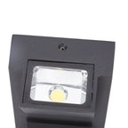 Double Head Wall Light Outdoor Waterproof LED Hallway Wall Light Stair Up and Down Wall Lamp White Light 12W AC85‑265V