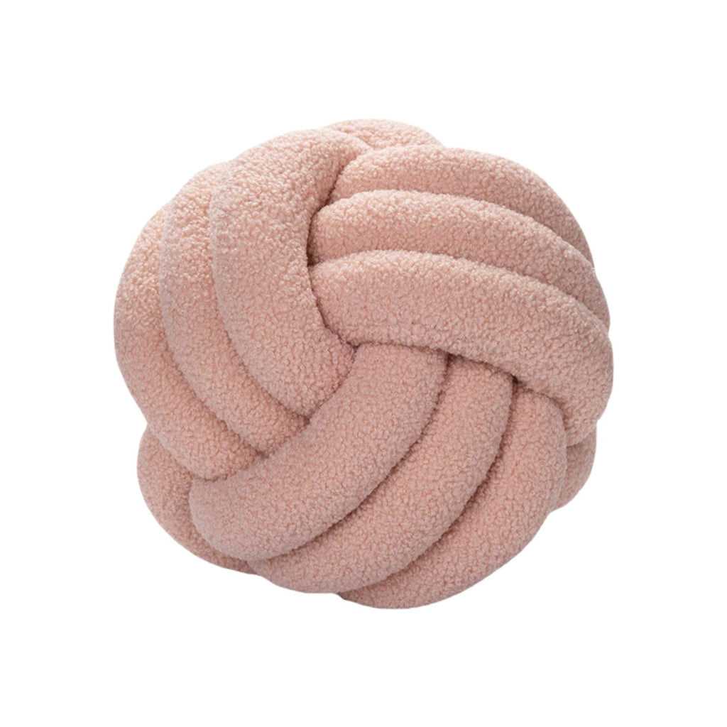 Knot Pillow Exquisite Soft Warm Beautiful Knotted Plush Pillow for Home Car Office Decoration