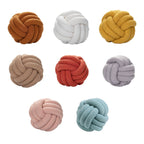 Knot Pillow Exquisite Soft Warm Beautiful Knotted Plush Pillow for Home Car Office Decoration