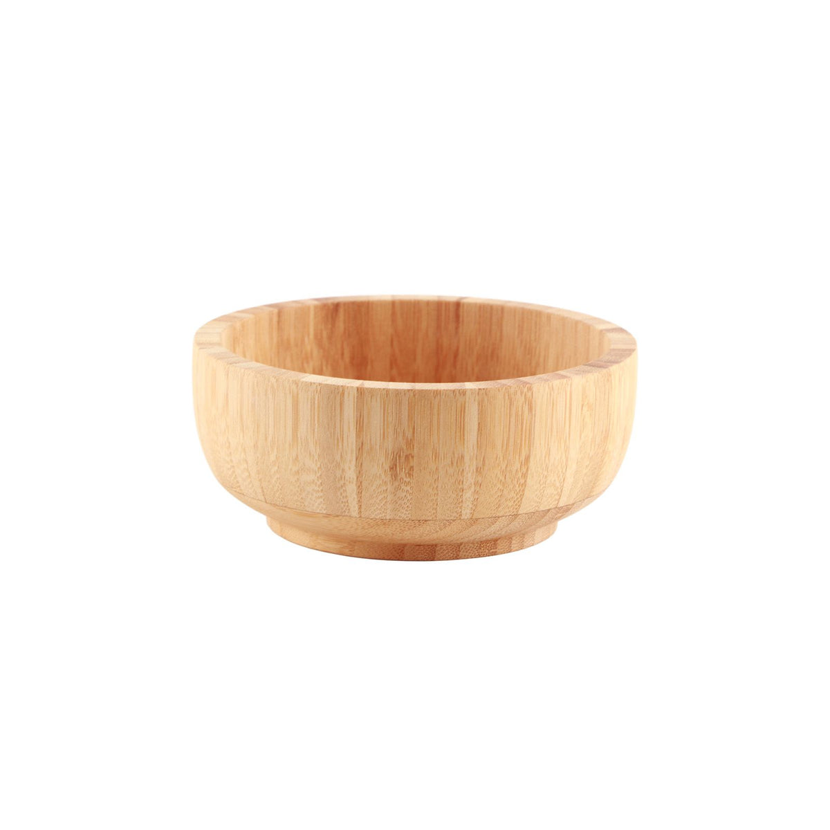 Bamboo Salad Bowl Round Serving Bowl Natural Wood Dishware for Fruit Snacks Appetizers