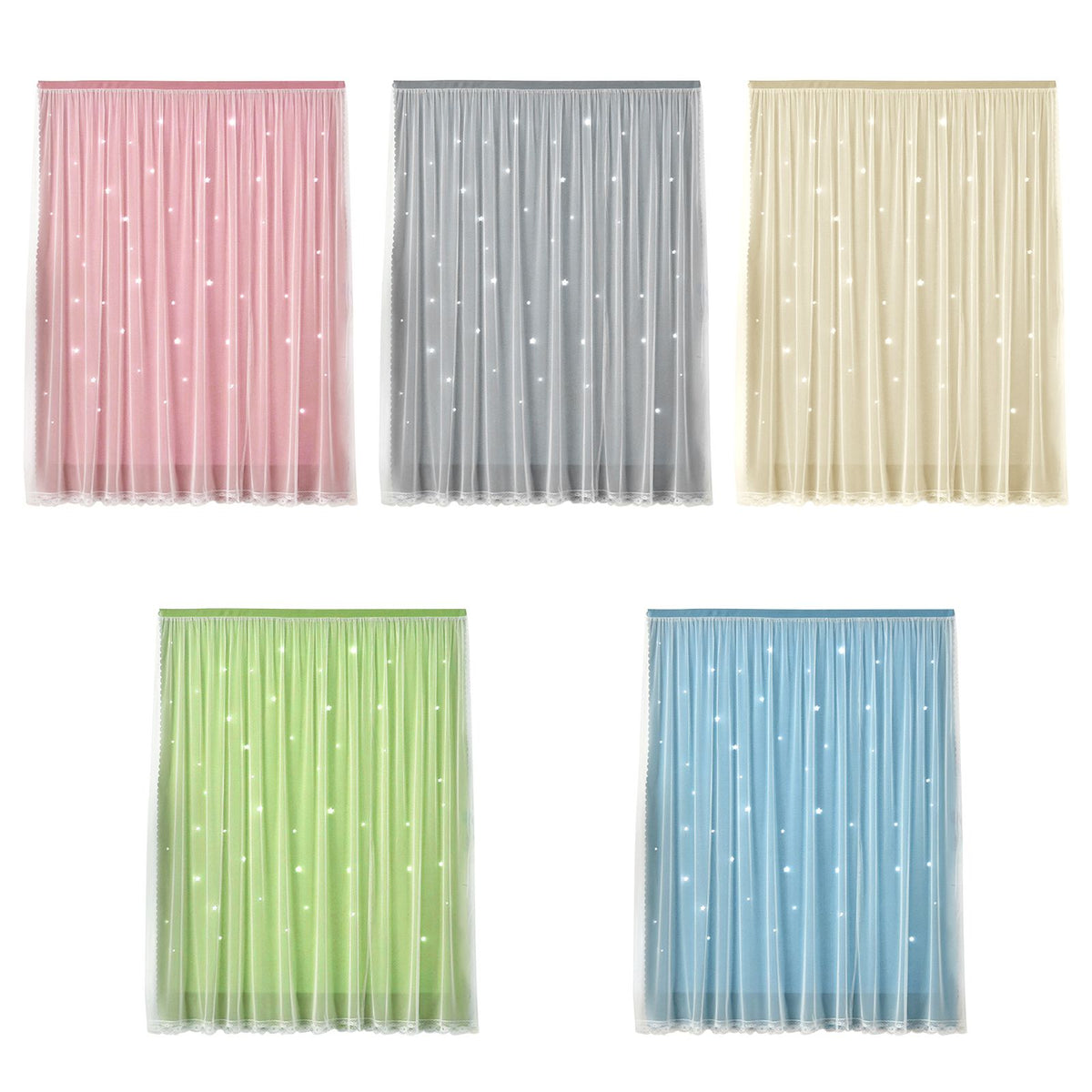 0.7x1.0M Self Adhesive Portable Blackout Curtains Easy to Install Bedroom Window