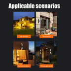 Solar Light Outdoor LED Solar Light Waterproof Outdoor Solar Wall Light for Front Door Backyard Garage Deck