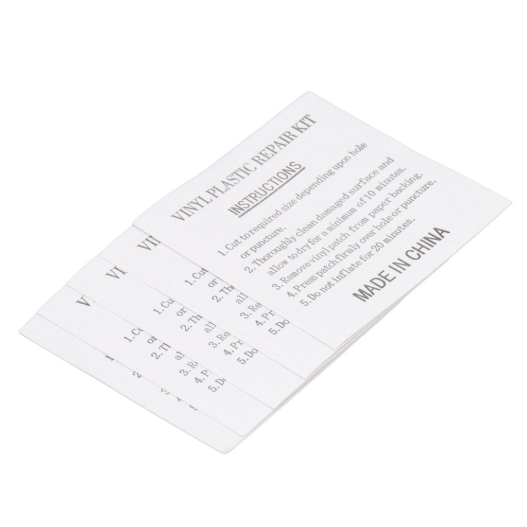 50Pcs Swimming Pool Transparent Repair Sticker Self Adhesive Repair Patch for Inflatable Toy Inflatable Bed PVC Nylon Material
