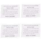 50Pcs Swimming Pool Transparent Repair Sticker Self Adhesive Repair Patch for Inflatable Toy Inflatable Bed PVC Nylon Material