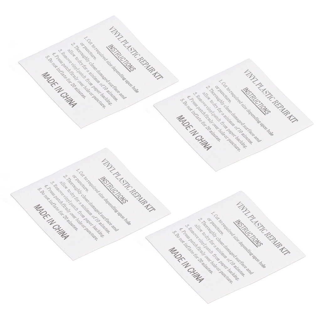 50Pcs Swimming Pool Transparent Repair Sticker Self Adhesive Repair Patch for Inflatable Toy Inflatable Bed PVC Nylon Material