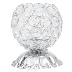 Crystal Candle Holder Electroplated Wrought Iron Candlestick Ornament Electronic Candle Stand