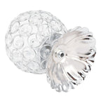 Crystal Candle Holder Electroplated Wrought Iron Candlestick Ornament Electronic Candle Stand