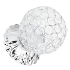 Crystal Candle Holder Electroplated Wrought Iron Candlestick Ornament Electronic Candle Stand