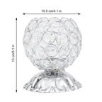 Crystal Candle Holder Electroplated Wrought Iron Candlestick Ornament Electronic Candle Stand