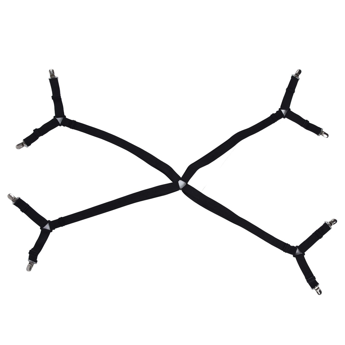 Bed Sheet Clip Lengthened Non Slip Multifunctional Adjustable Bed Sheet Holder for Home HouseholdBlack