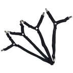 Bed Sheet Clip Lengthened Non Slip Multifunctional Adjustable Bed Sheet Holder for Home HouseholdBlack