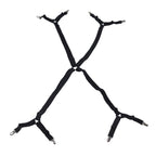 Bed Sheet Clip Lengthened Non Slip Multifunctional Adjustable Bed Sheet Holder for Home HouseholdBlack