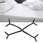 Bed Sheet Clip Lengthened Non Slip Multifunctional Adjustable Bed Sheet Holder for Home HouseholdBlack