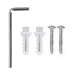 LED Wall Light Waterproof Decorative Aluminum Alloy Black Wall Sconce Lamp for Outdoor 110‑265V White Light