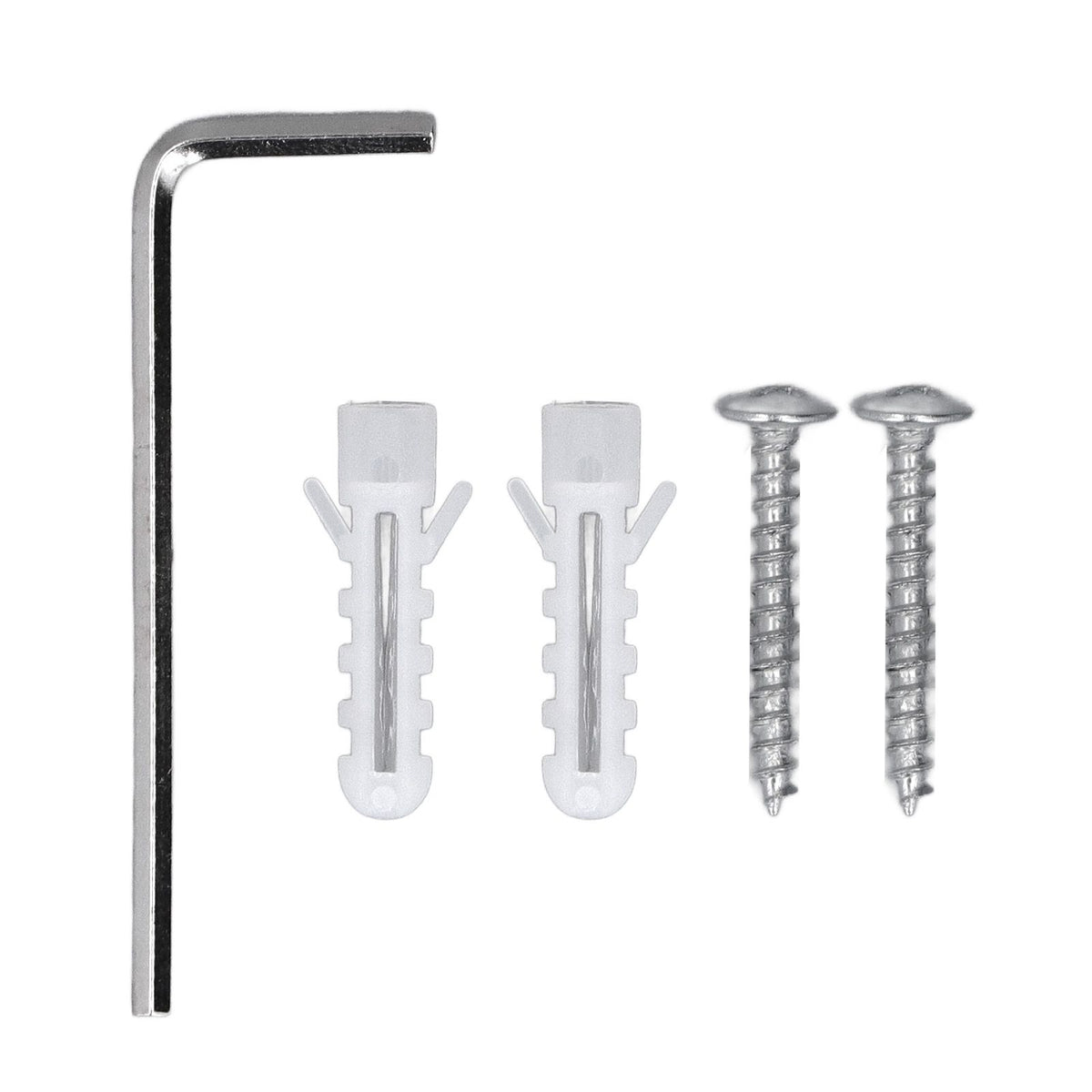 LED Wall Light Waterproof Decorative Aluminum Alloy Black Wall Sconce Lamp for Outdoor 110‑265V White Light