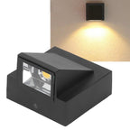 Wall Lamp IP67 Waterproof LED Decorative Light 90‑265V Outdoor Decor for Garden Patio Warm Light