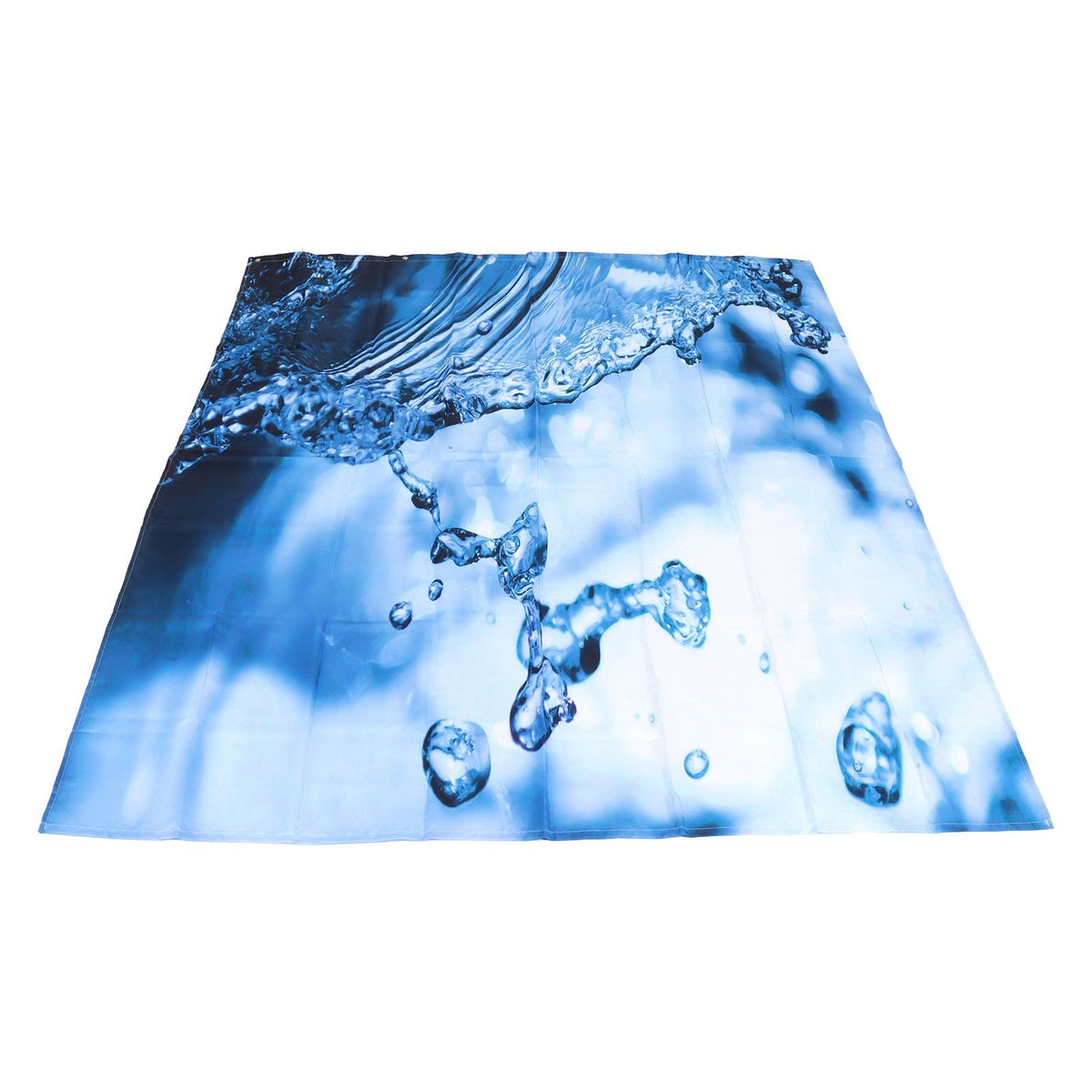 Shower Curtain Set Waterproof Hanging Bath Curtain with Rings Bathroom Accessory150x180cm