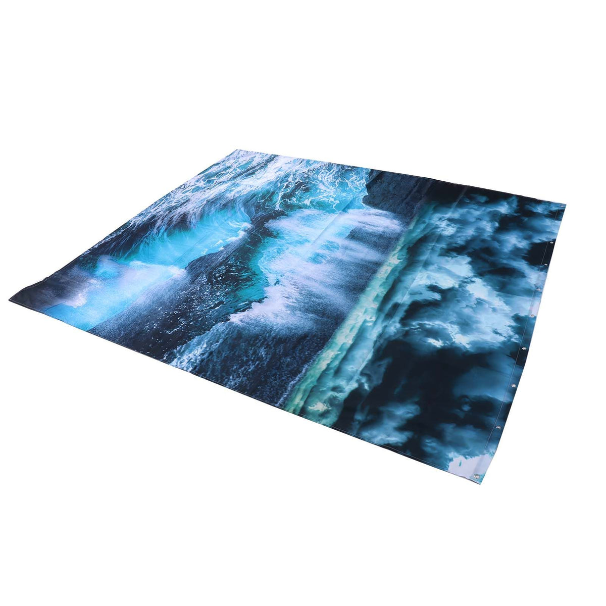 Innovative Shower Curtain with Hanging Rings Bath Curtain Home Bathroom Accessory150x180cm