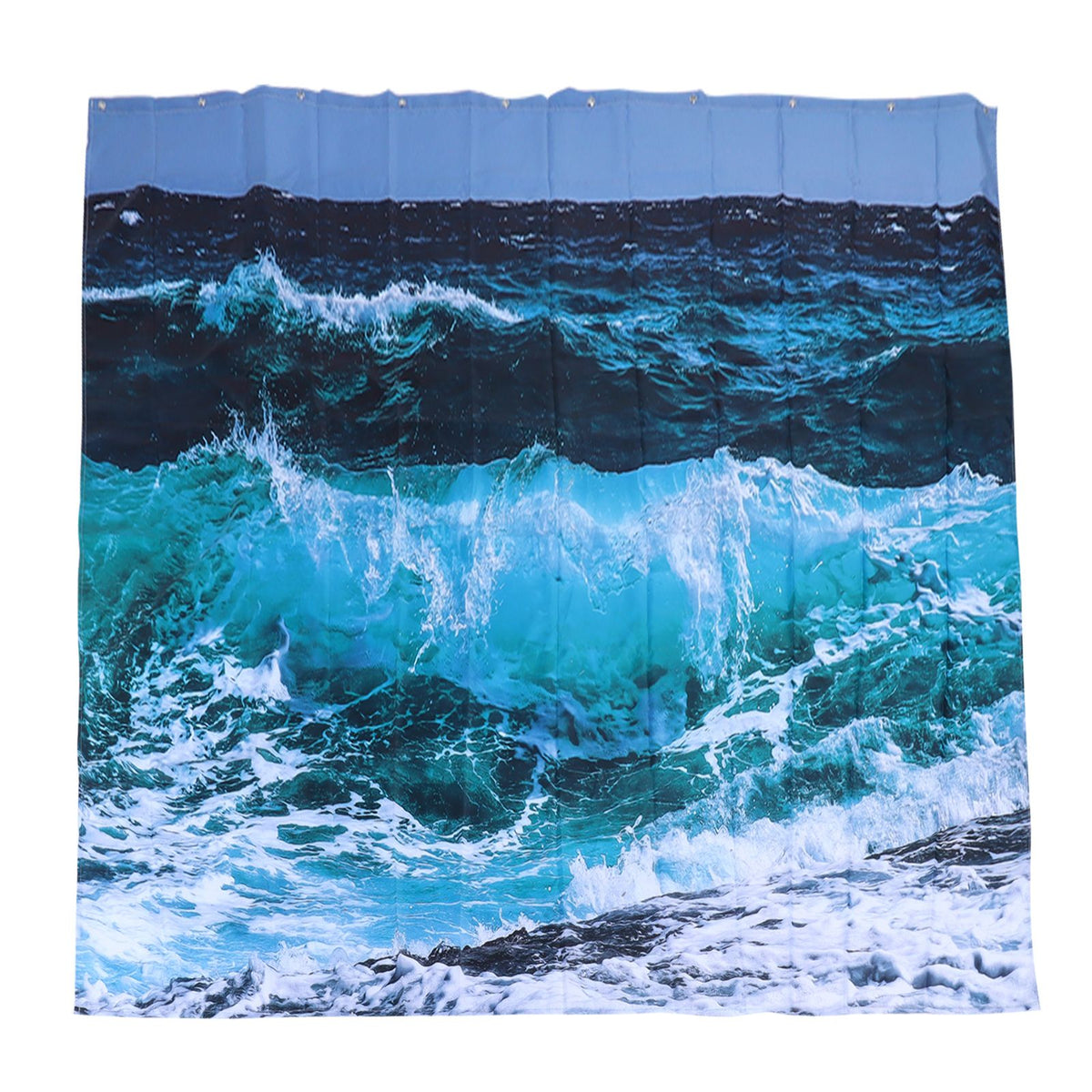 Shower Curtain with 12 Hooks Waterproof Shower Curtain Set for Bathroom Supplies150x180 cm