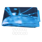 Shower Curtain with 12 Hooks Waterproof Shower Bath Curtain for Bathroom Decoration180x180 cm