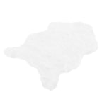 Faux Sheepskin Fur Rug Soft Carpet Area Rug for Bedroom Sofa Floor Living Room DecorWhite
