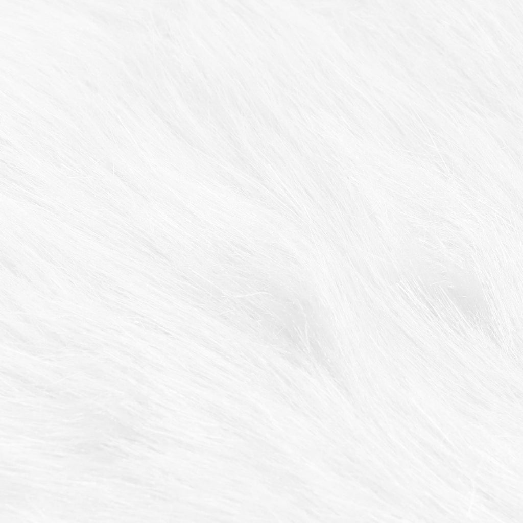 Faux Sheepskin Fur Rug Soft Carpet Area Rug for Bedroom Sofa Floor Living Room DecorWhite