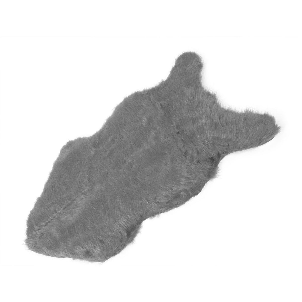 Faux Sheepskin Fur Rug Soft Carpet Area Rug for Bedroom Sofa Floor Living Room DecorGray