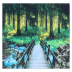 Polyester Tapestry Forest Landscape Pattern Wall Hanging Blanket Bedroom Dormitory Decors230x180cm