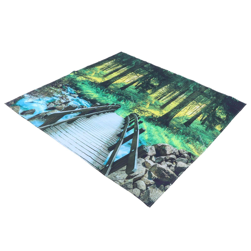 Polyester Tapestry Forest Landscape Pattern Wall Hanging Blanket Bedroom Dormitory Decors230x180cm