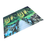 Polyester Tapestry Forest Landscape Pattern Wall Hanging Blanket Bedroom Dormitory Decors230x180cm