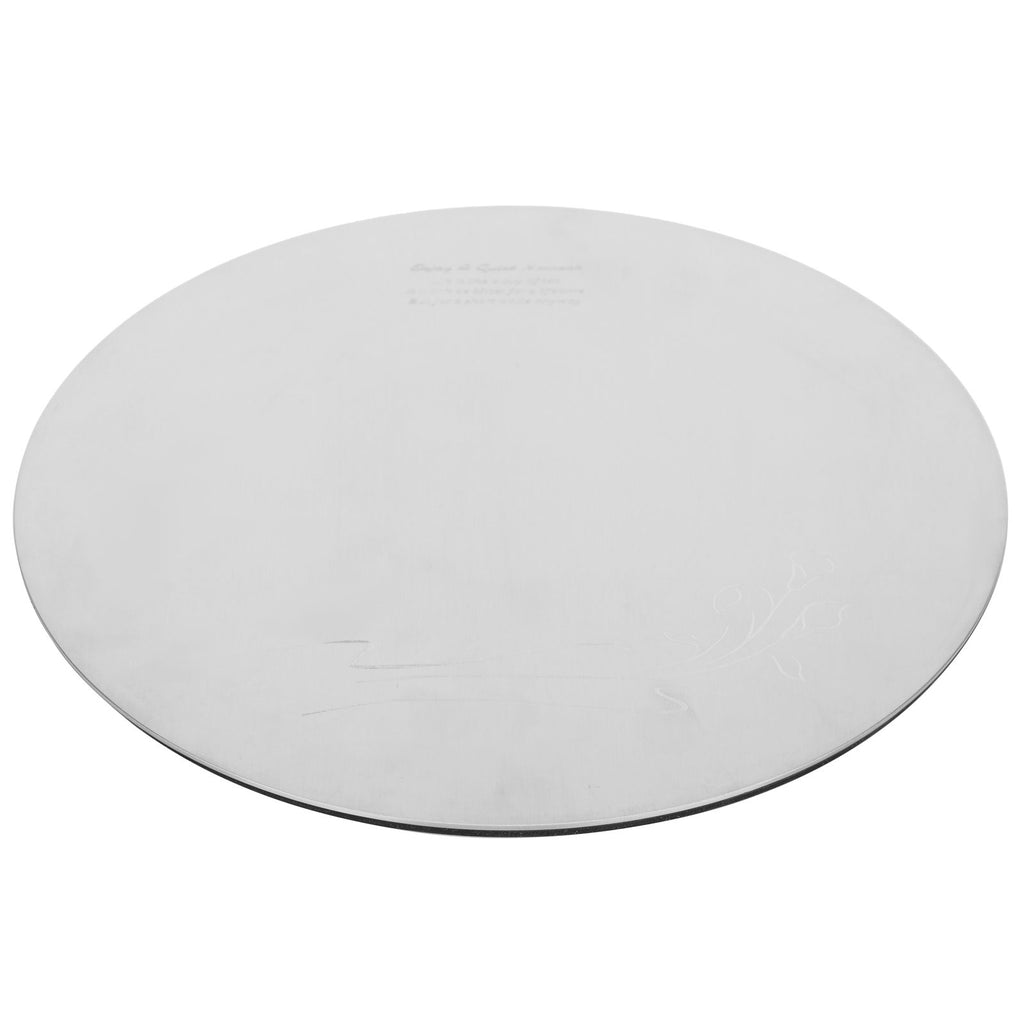Round Sushi Plate Innovative 304 Stainless Steel Cake Dessert Dish Tray for Kitchen RestaurantL