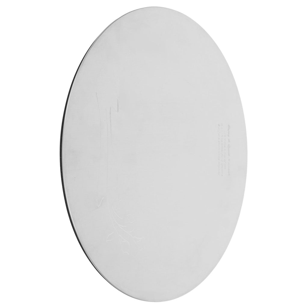 Round Sushi Plate Innovative 304 Stainless Steel Cake Dessert Dish Tray for Kitchen RestaurantL