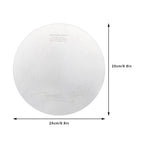 Round Sushi Plate Innovative 304 Stainless Steel Cake Dessert Dish Tray for Kitchen RestaurantL