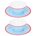 4Pcs/Set Salad Fruit Plate Dish Bowl Set Dinnerware Tableware for Home Restaurant Supplies