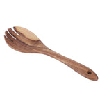 Teak Wood Tableware Food Grade Wooden Kitchen Restaurant Dining Tableware for SaladFork