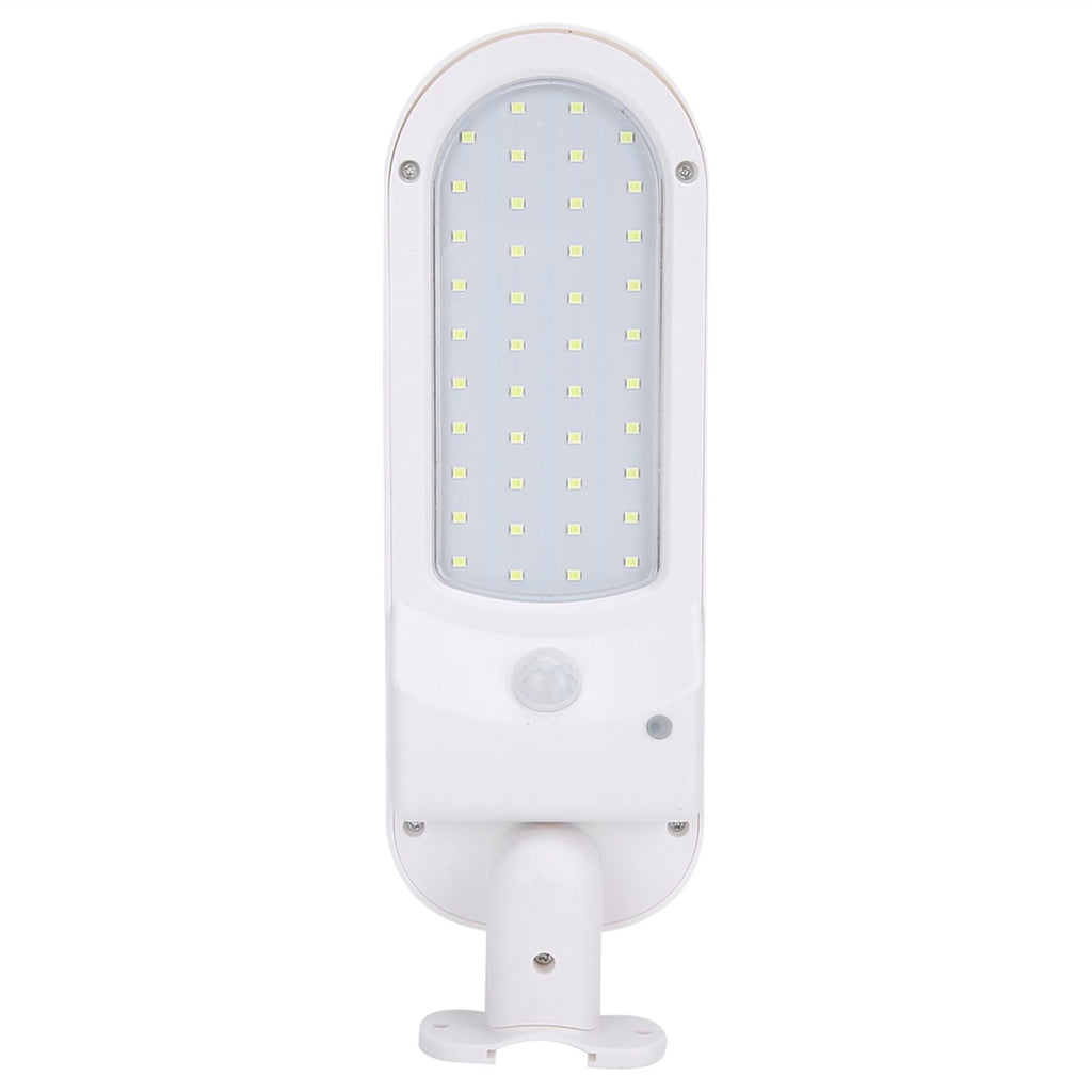 Outdoor LED Solar Light Garden Human Body Induction Wall Lamp IP65 Waterproof White
