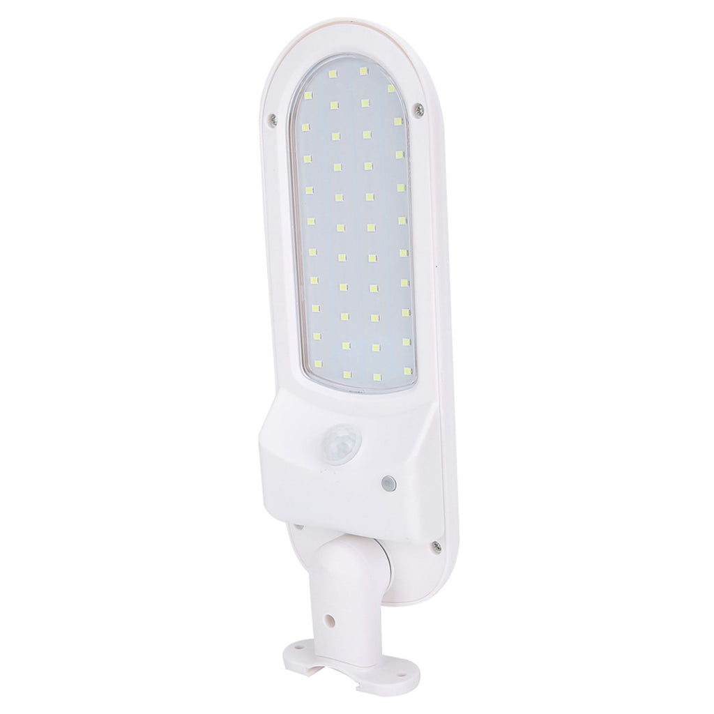 Outdoor LED Solar Light Garden Human Body Induction Wall Lamp IP65 Waterproof White