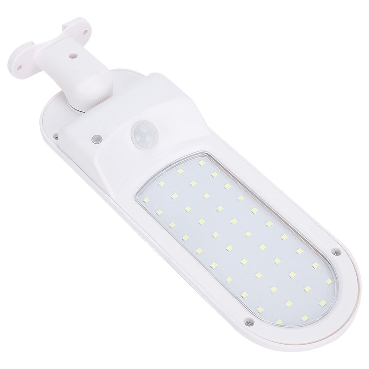 Outdoor LED Solar Light Garden Human Body Induction Wall Lamp IP65 Waterproof White