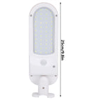 Outdoor LED Solar Light Garden Human Body Induction Wall Lamp IP65 Waterproof White
