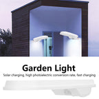 Outdoor LED Solar Light Garden Human Body Induction Wall Lamp IP65 Waterproof White