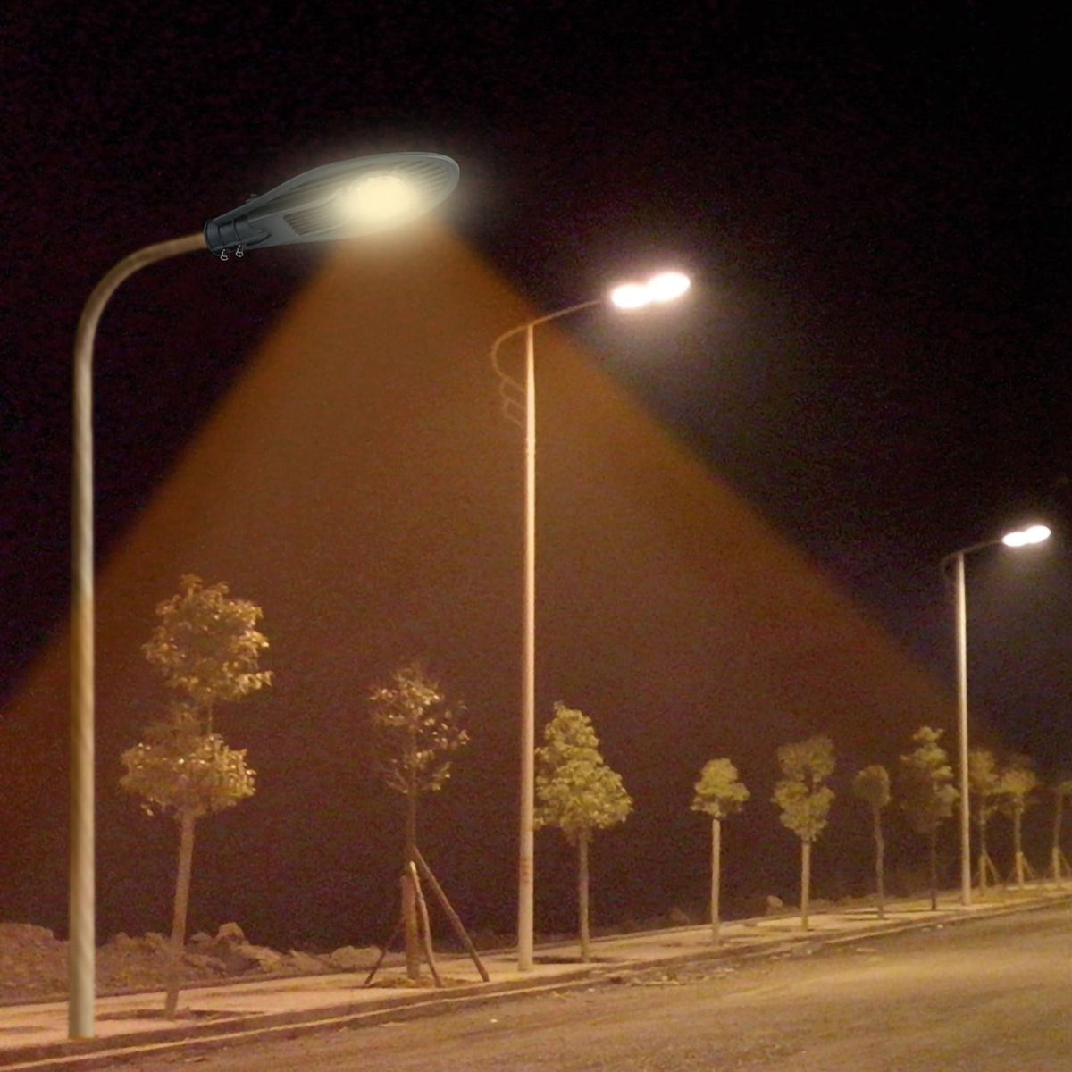 LED Road Street Flood Light Lamp for Outdoor Garden Yard Lamp Lighting 85-265V (30W Warm White)