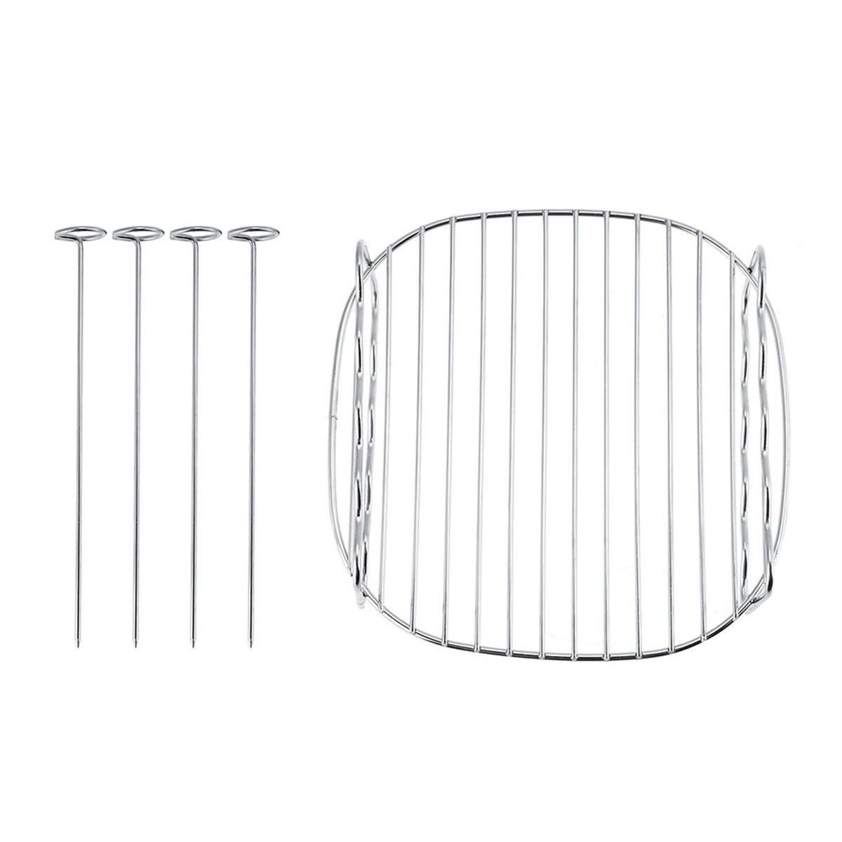 Replacement BBQ Rack Double Layer Skewers Baking Tray For Philips Air Fryer