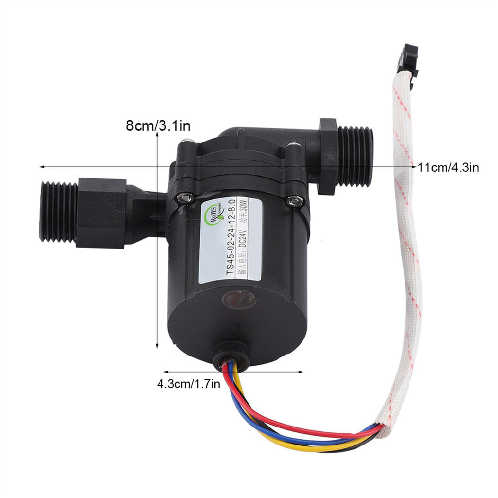 24 Water Adjustable Circulation DC Pump for Air Energy Solar Water Heater