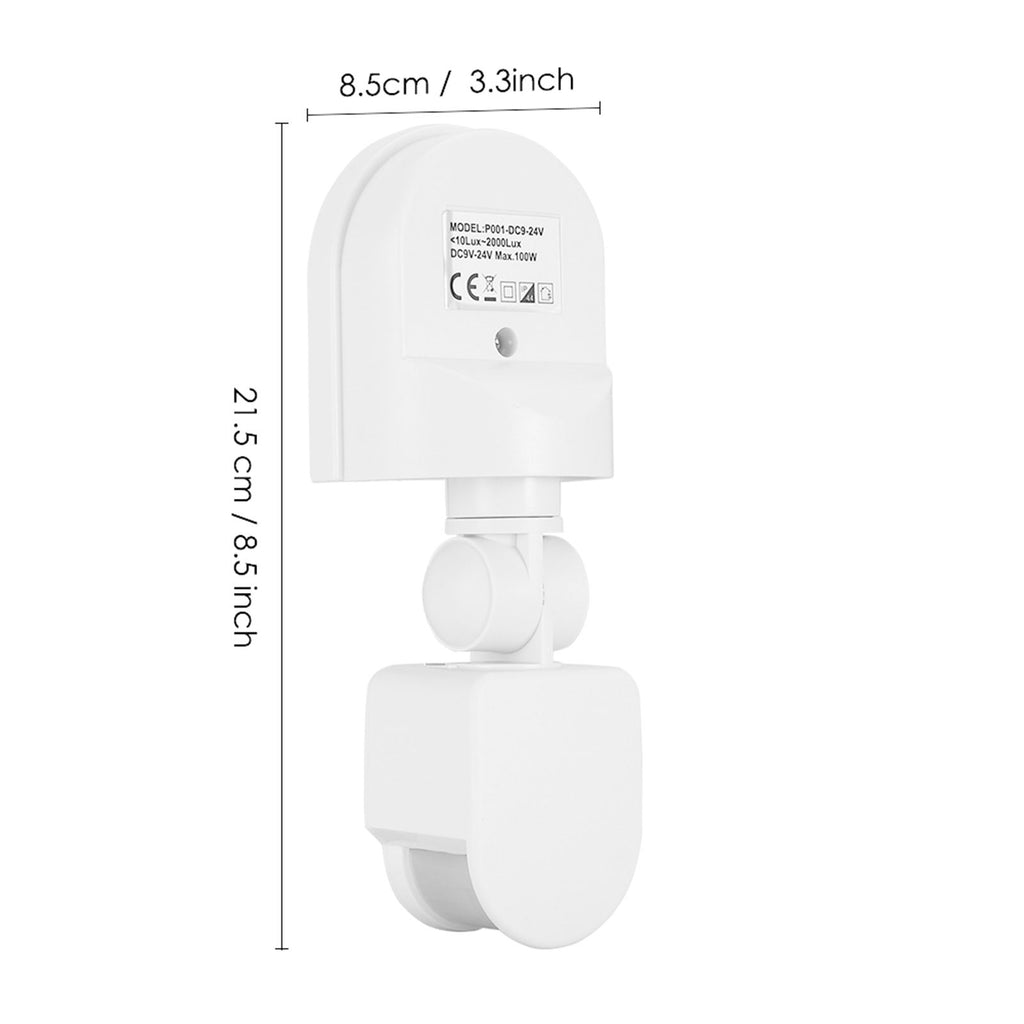 DC9‑24V Waterproof Adjustable Infrared Sensor Human Body Induction Sensor Switch